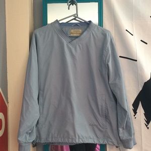 blue cabelas wind breaker